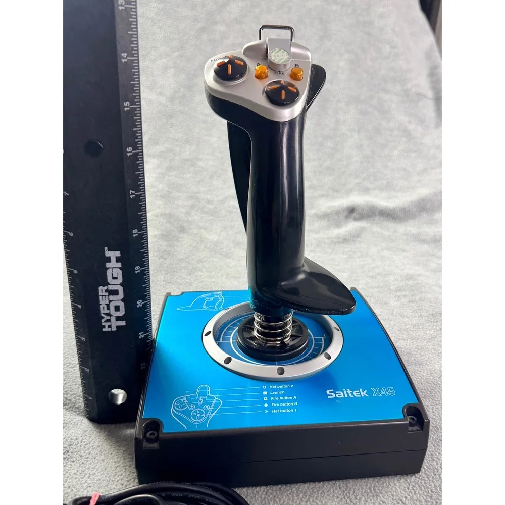 Saitek‎ X45 Digital Flight Control Stick Joystick PC Flight Simulator Controller